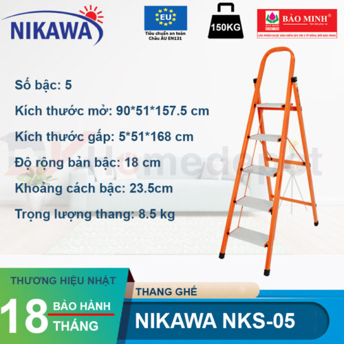 Thang nhôm ghế Nikawa NKS-05